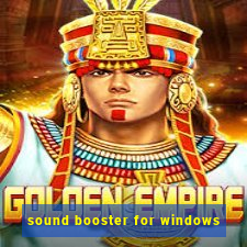 sound booster for windows